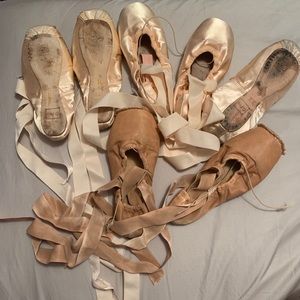 Used Freed Pointe Shoes(2 pink pairs left)